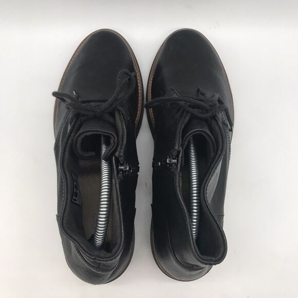 Clarks Collection Side Zip Ankle Booties Women's 7.5 Black Chukka Boots 13288 - Picture 6 of 11